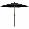 Bond Manufacturing Bond Manufacturing 9 x 9 ft. Aluminum Umbrella, Black B07 65680